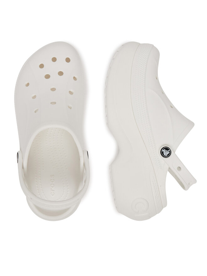 Crocs Παντόφλες Crocs BELLA CLOG 210062-100 Λευκό
