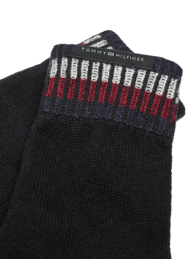 Tommy Hilfiger Guanti da donna Tommy Hilfiger AM0AM12827 Nero