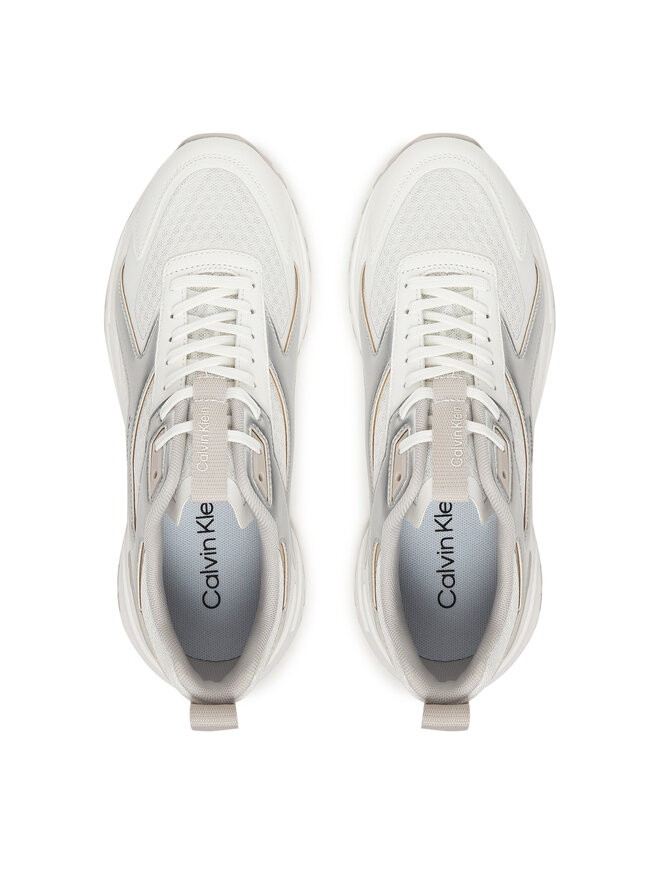Calvin Klein Sneakers Calvin Klein Hike Run Ckstripe Mesh Met HW0HW03140 Weiß