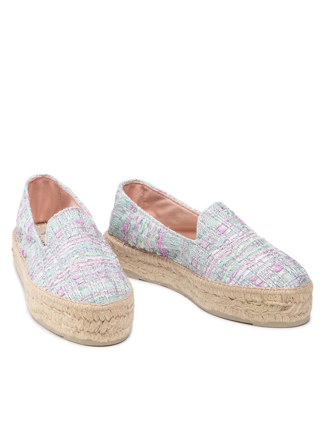 Manebi Espadryle Manebi Slippers D T 1.6 D0 Srebrny