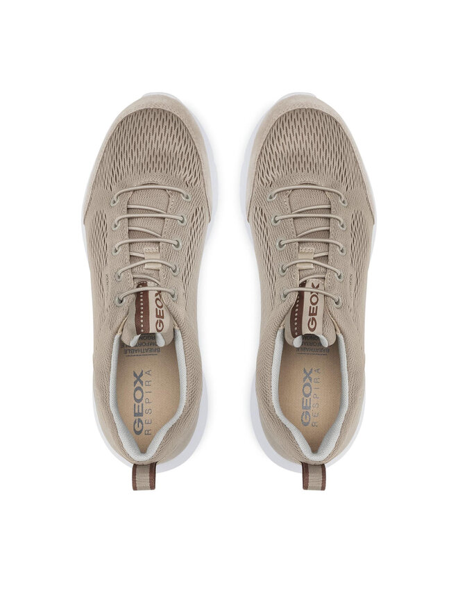 Geox U Monreale C Herensneakers, Zwart, 40 EU