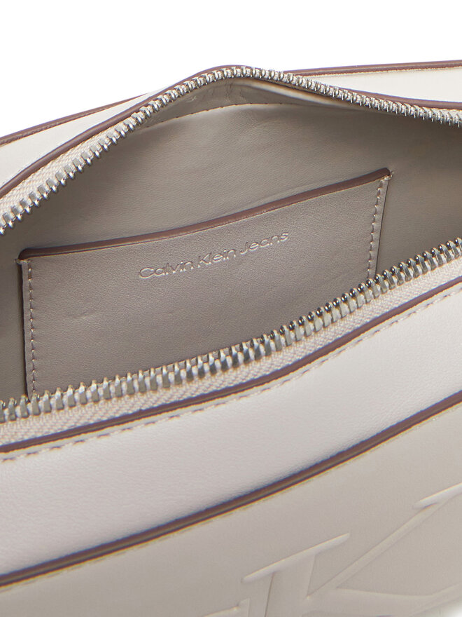 Calvin Klein Jeans Handtasche Calvin Klein Jeans Sculpted Ew Camera Bag20 LV04K3036G Creme