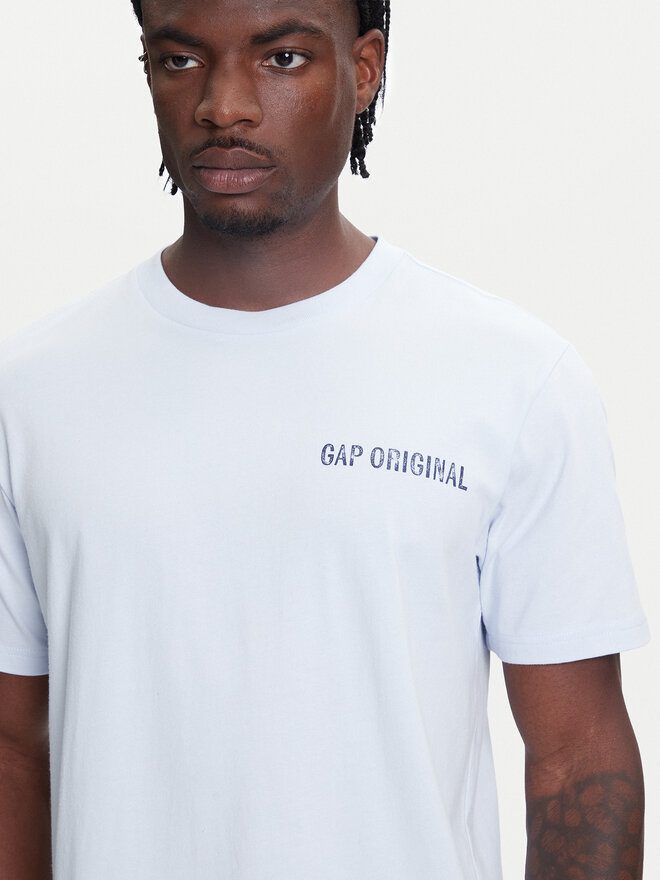Gap Gap Marškinėliai 768925-01 Mėlyna Regular Fit