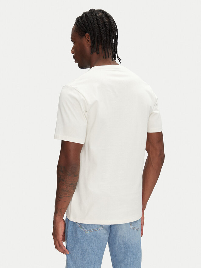 Wrangler Wrangler Camiseta Americana 112362791 Écru Regular Fit