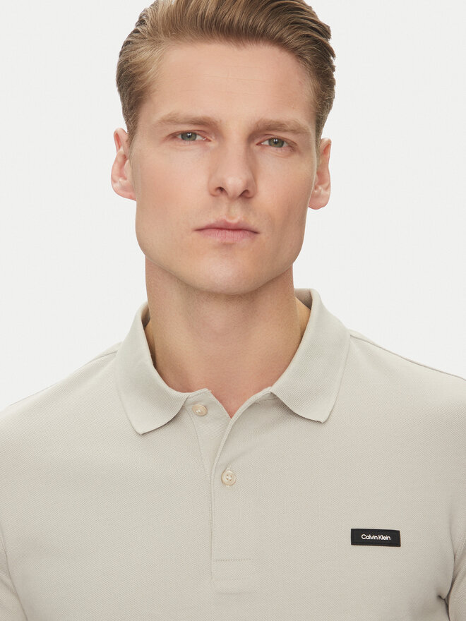 Calvin Klein Calvin Klein Poloshirt K10K111196 Grau Slim Fit