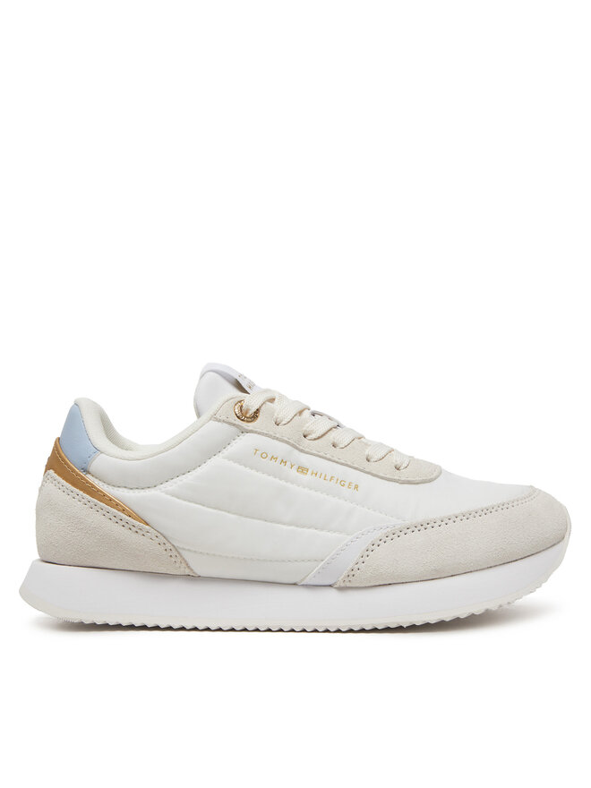 Tommy Hilfiger Sneakersy Tommy Hilfiger Essential Runner FW0FW08332 Biały