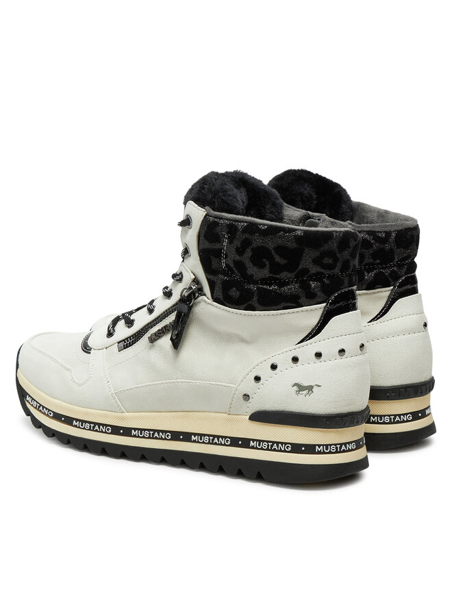 Mustang Botines planos Mustang 1364-503 Blanco