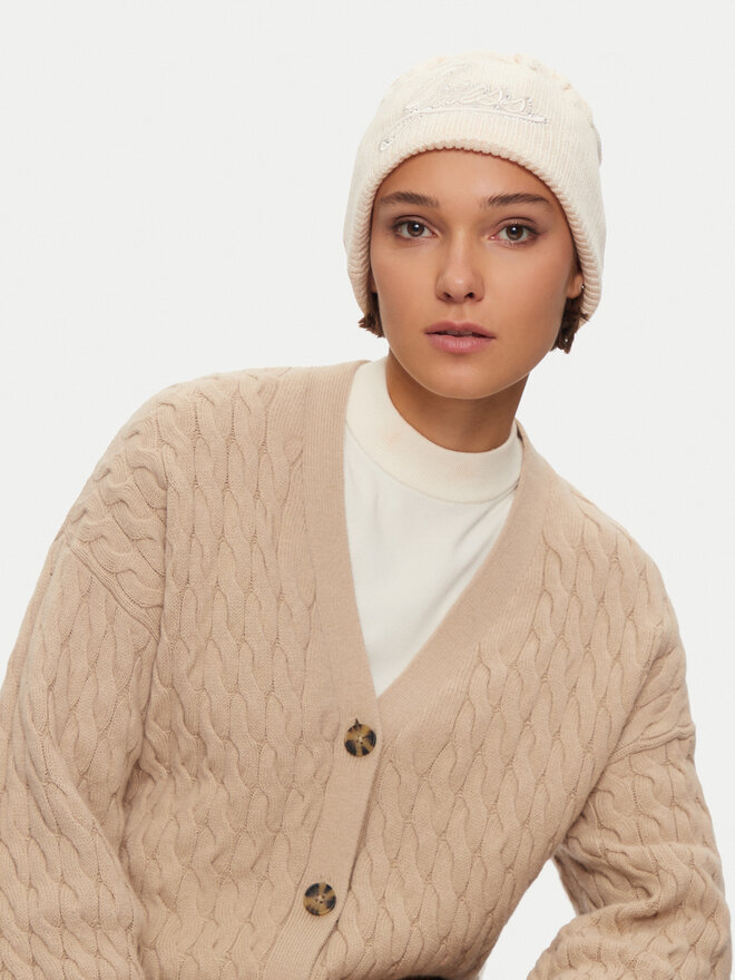 Guess Σκούφος Guess W4BZ24 Z3362 Εκρού