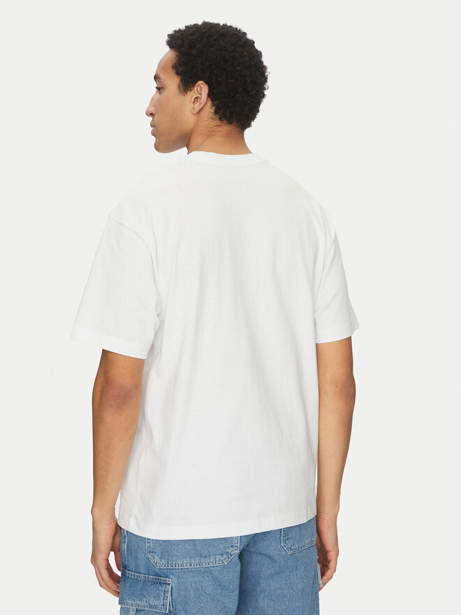 Vans Vans Marškinėliai Left Chest II VN000P1P Balta Loose Fit