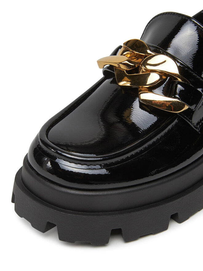 DeeZee Loafersy DeeZee 8-409-1 Czarny