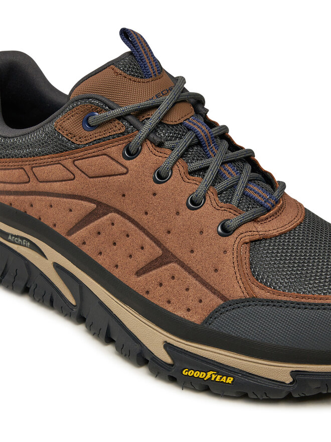 Снікерcи Skechers Arch Fit Road Walker 237488/BRMT Коричневий
