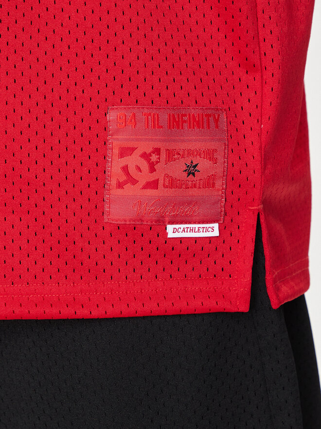 DC DC Trikó Shy Town Jersey ADYKT03230 Piros Regular Fit