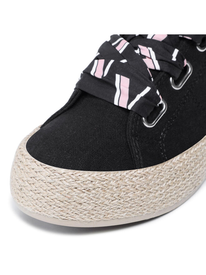 Jenny Fairy Espadrilles Jenny Fairy WSK1576-15 Schwarz