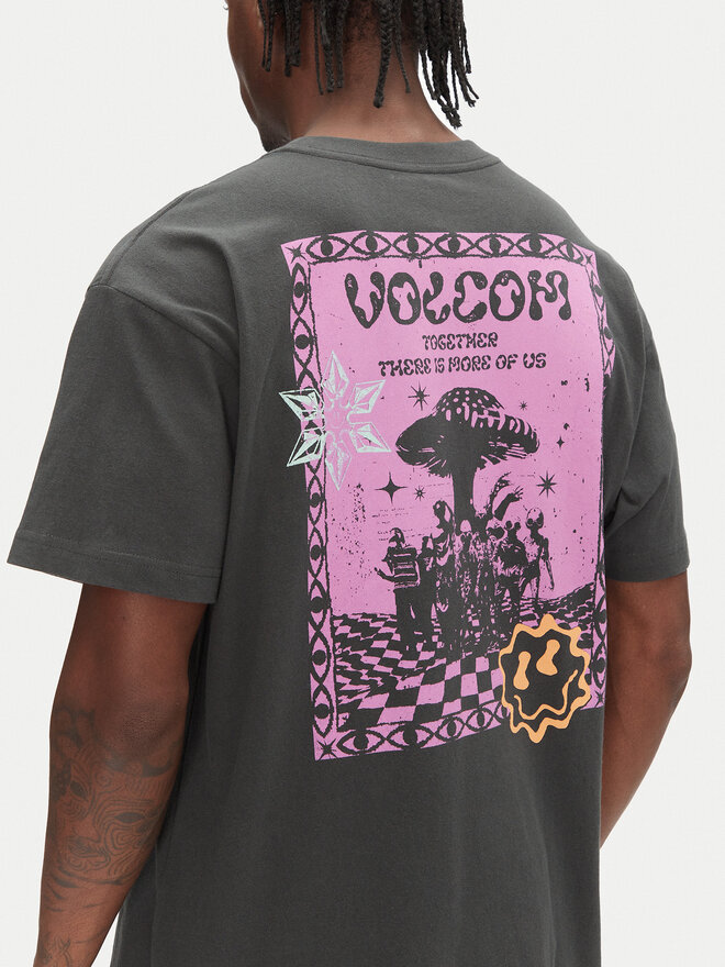 Volcom Volcom Camiseta Filip Rygalski A4312506 Gris Loose Fit