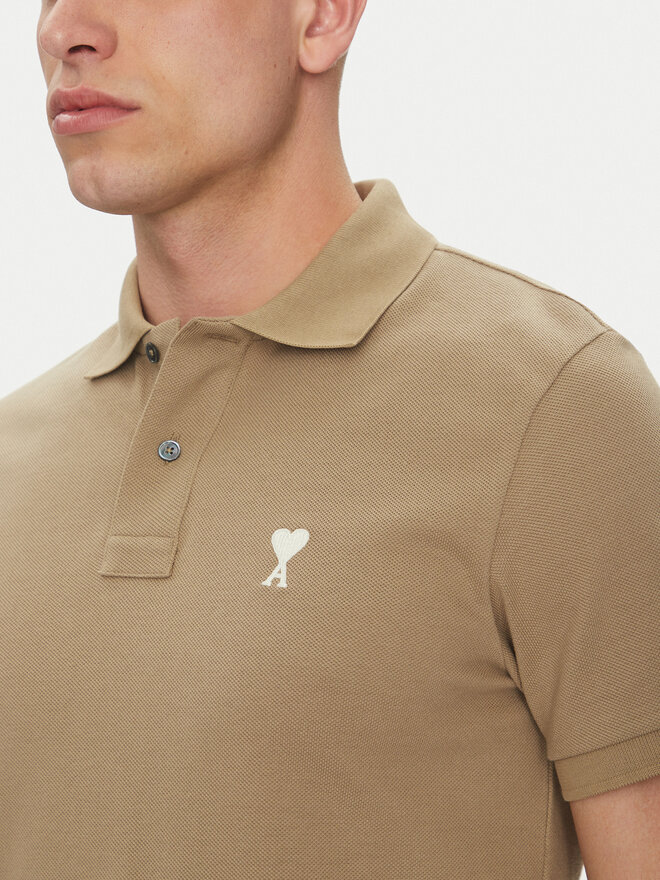 AMI PARIS AMI PARIS Poloshirt HPL060.760 Khakifarben Regular Fit