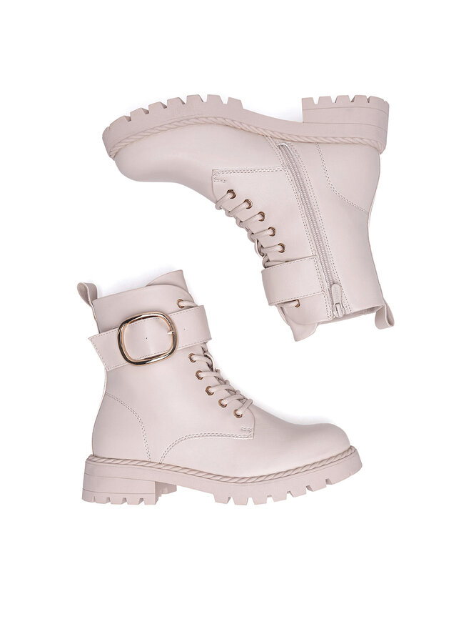 DeeZee Polokozačky DeeZee WS6116-11 Béžová