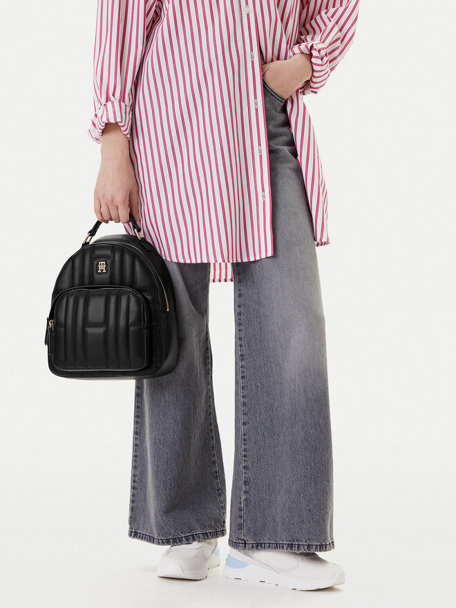 Tommy Hilfiger Hátizsák Tommy Hilfiger AW0AW17472 Fekete
