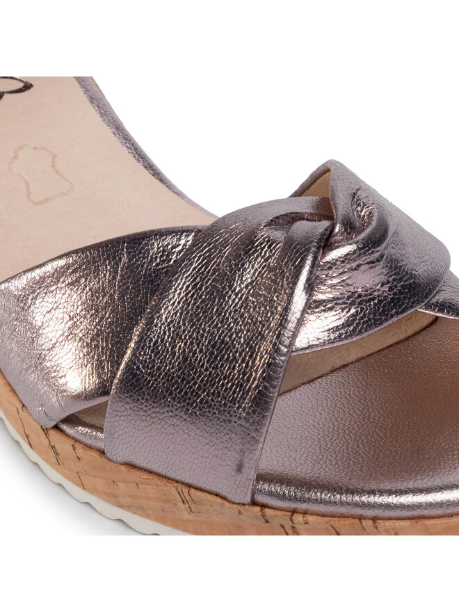 CAPRICE 9 9 28700 20, Sandalias Planas Mujer, Azul (Ocean Suede), 38 EU