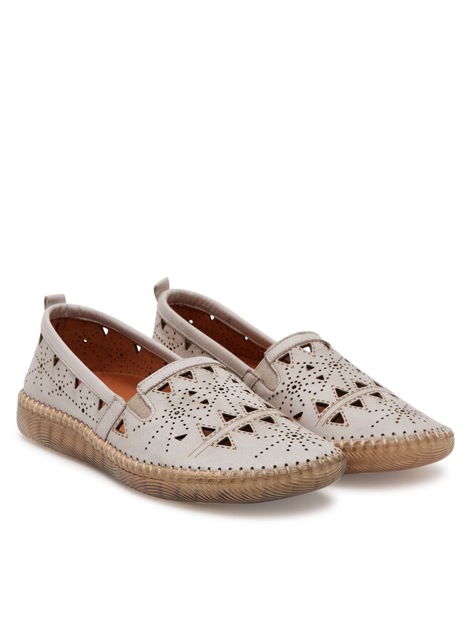 Manitu Halbschuhe Manitu 840073 Beige