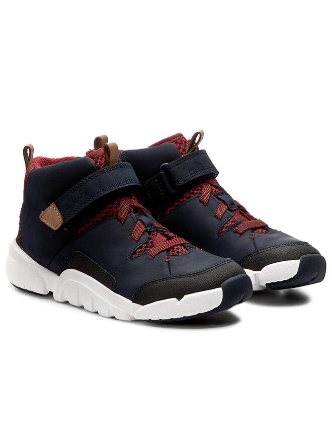 Clarks Μποτίνια Clarks Tri Mimo Jnr 261270826 Σκούρο μπλε