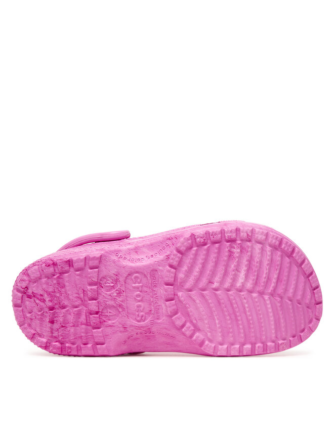 Crocs Шльопанці Crocs Kids' Classic Watercolor Marbled Clog 211602 Рожевий