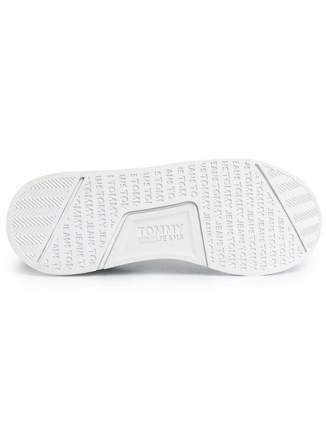 Tommy Jeans Tenisice Tommy Jeans Flexi Tommy Jeans Flag Sneaker EM0EM00400 Bijela