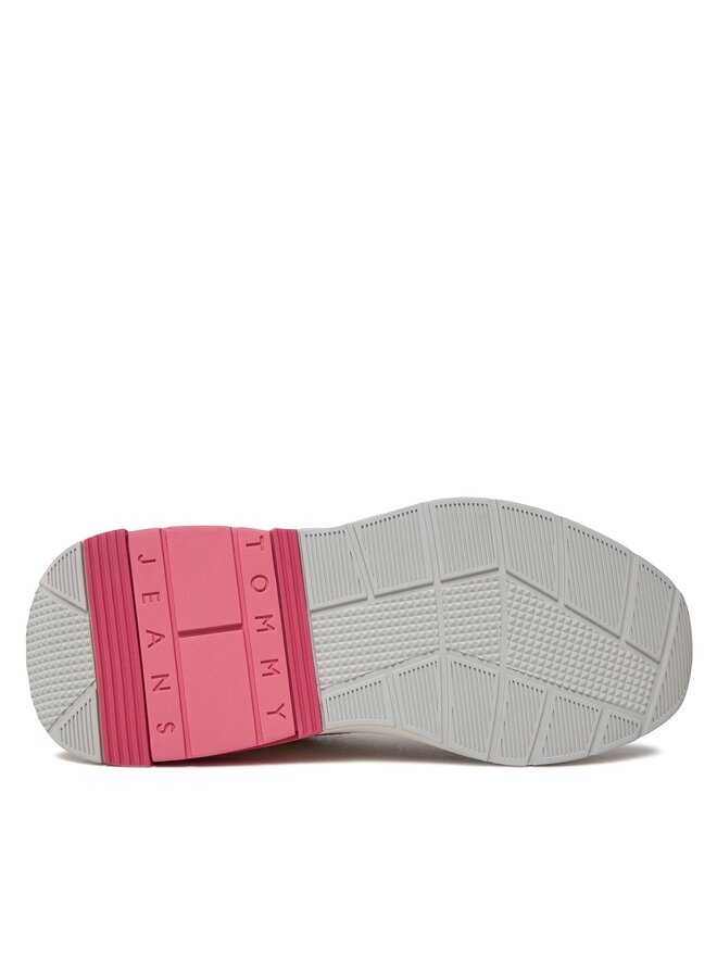 Tommy Jeans Сникърси Tommy Jeans Tjw Runner Combined EN0EN02512 Екрю