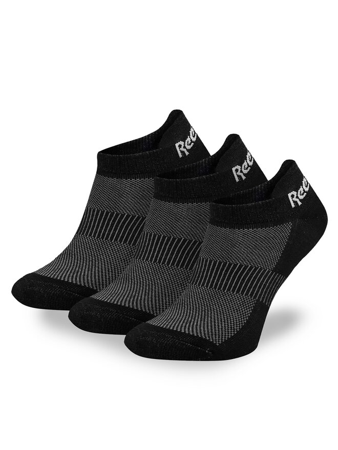 Reebok Sada 3 párů nízkých ponožek unisex Reebok R0356P-SS24 (3-pack) Černá