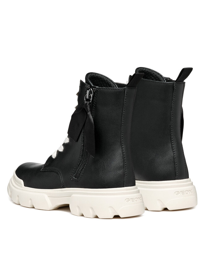 Geox Čižmy Geox J Junette Girl J36HVG 000BC C9B1P S Čierna