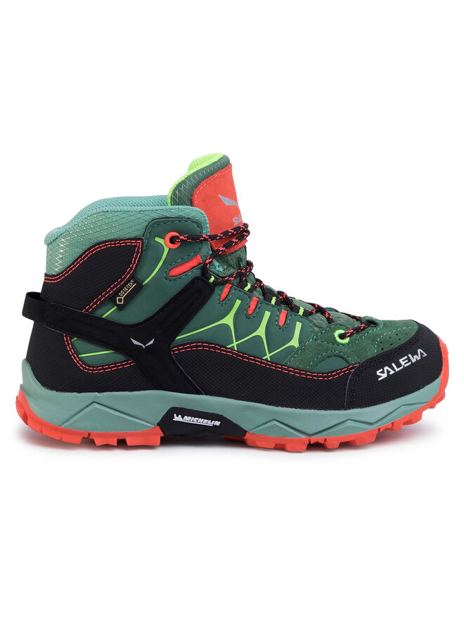 Salewa Trekkingschuhe Salewa Jr Alp Trainer Mid Gtx GORE-TEX 64006-5960 Grün