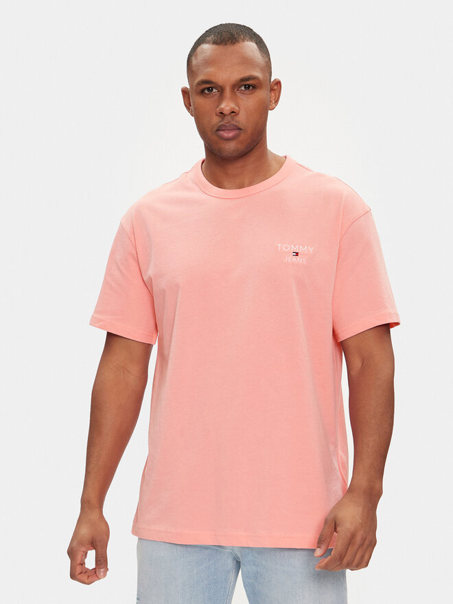 Tommy Jeans Tommy Jeans Marškinėliai DM0DM18872 Rožinė Regular Fit