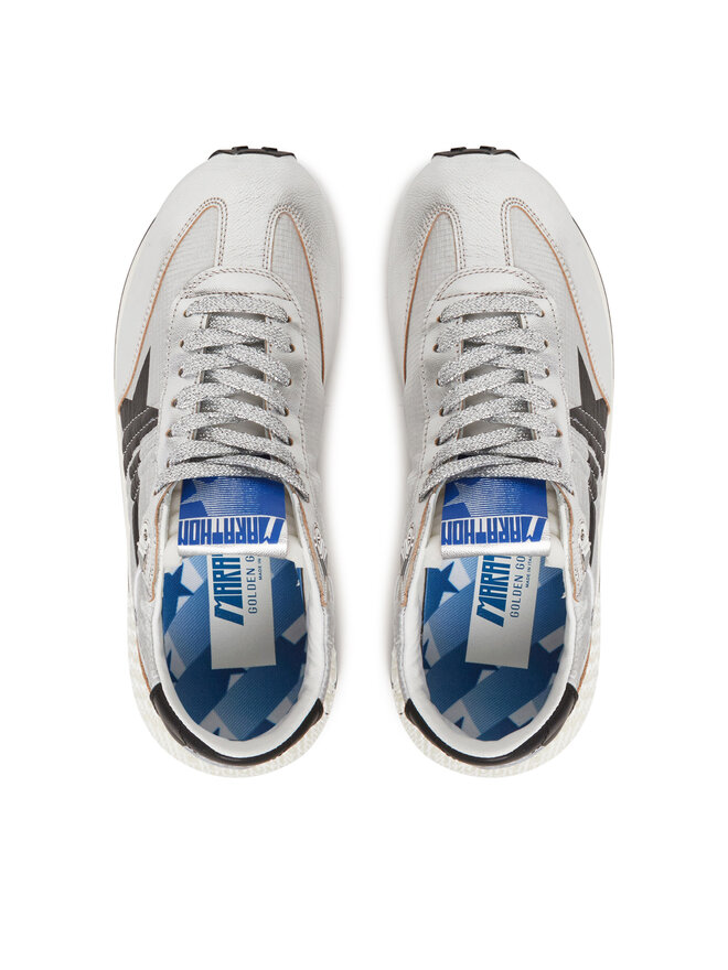 GOLDEN GOOSE Sneakersy GOLDEN GOOSE Running Marathon M2000 GWF00684.F005667.60246 Srebrny