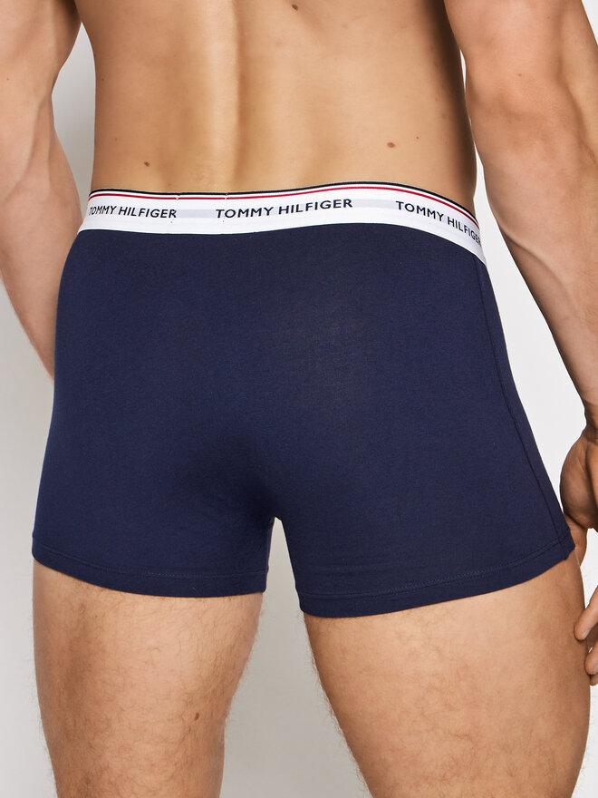Tommy Hilfiger Tommy Hilfiger Σετ μποξεράκια 3 τμχ 3P Trunk 1U87903842 Σκούρο μπλε