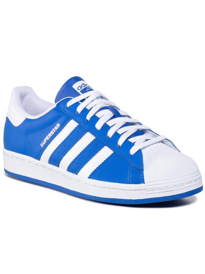 Adidas superstar blue and gold clearance