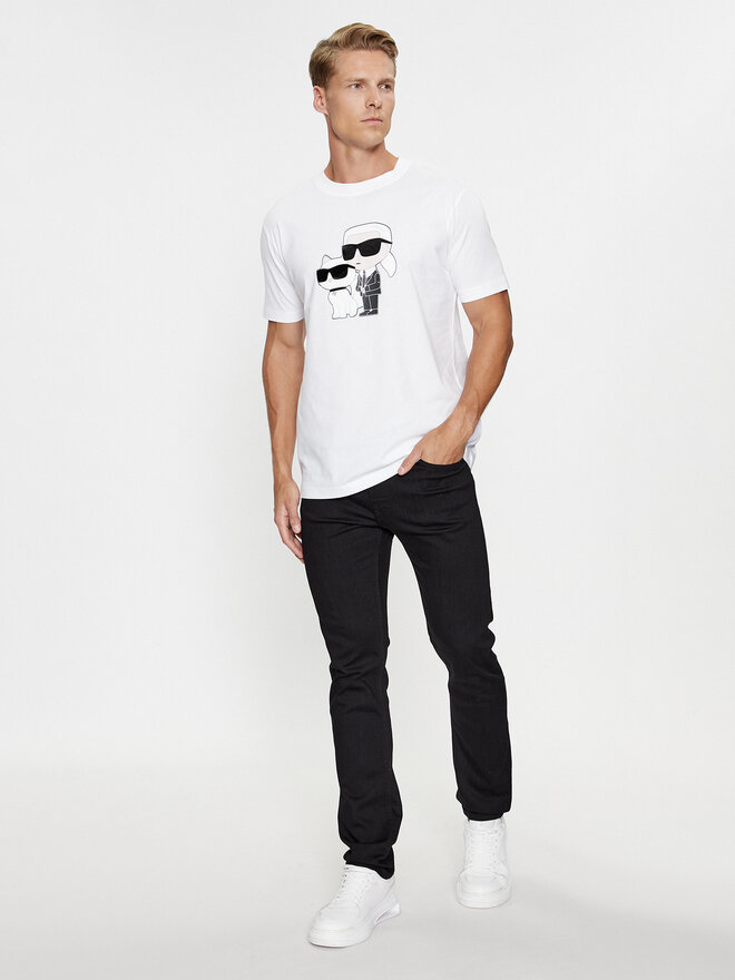 KARL LAGERFELD KARL LAGERFELD T-Shirt 755061 534241 Weiß Regular Fit