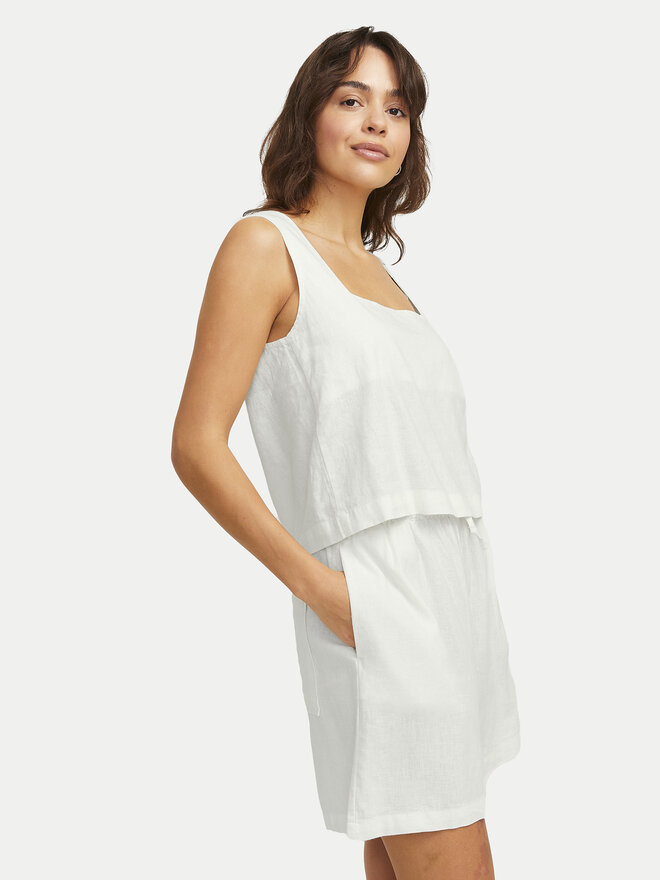 JJXX JJXX Τοπ Breeze 12269734 Λευκό Relaxed Fit