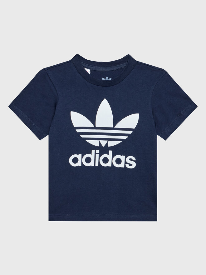 adidas adidas Póló Trefoil Tee HK7503 Sötétkék Regular Fit