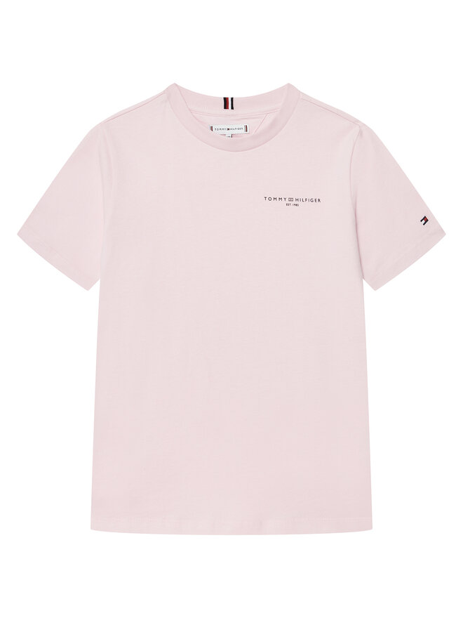 Tommy Hilfiger Tommy Hilfiger Marškinėliai KS0KS00594 Rožinė Regular Fit