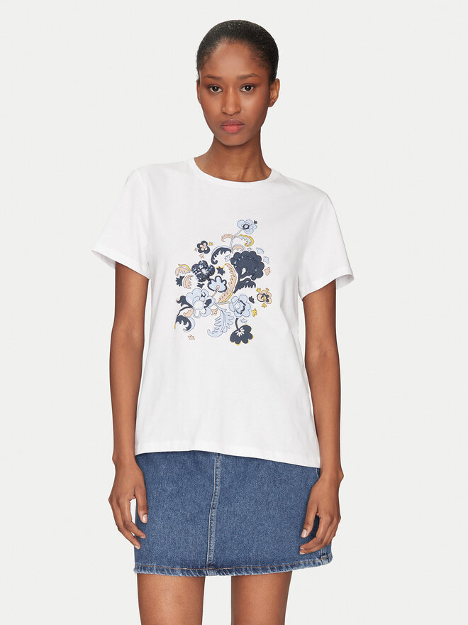Marella Marella T-Shirt Ovest 2515971071 Λευκό Regular Fit