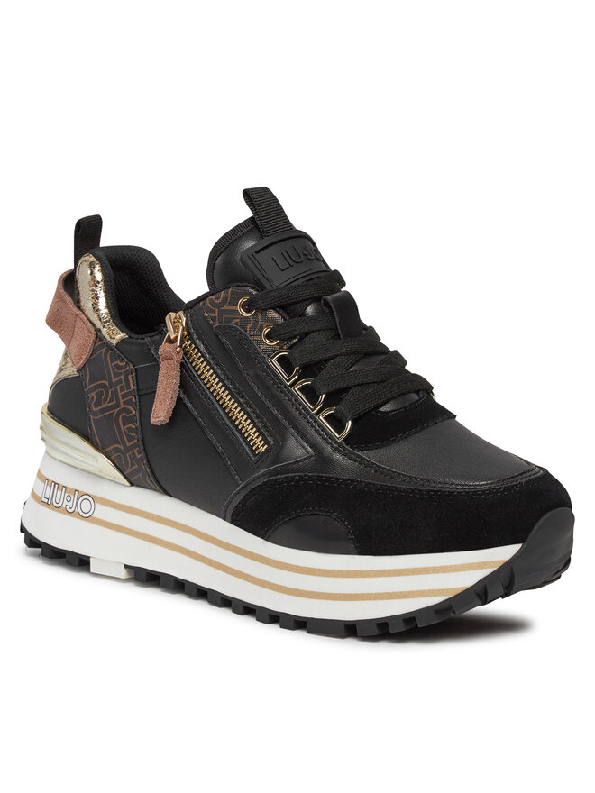 Liu Jo Sneakersy Liu Jo Maxi Wonder 72 BA4057 PX454 Čierna