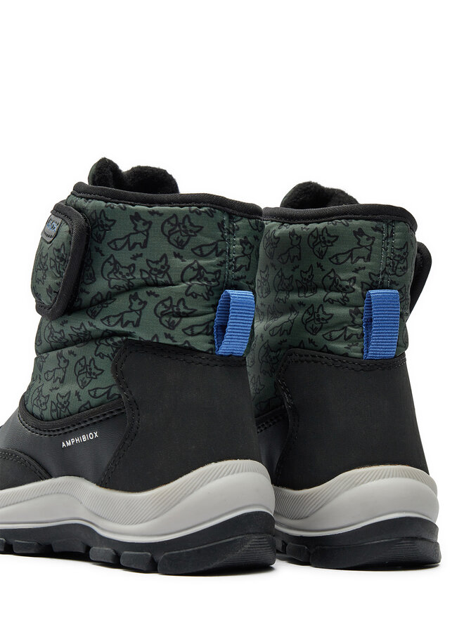 Geox Snehule Geox B Flanfil Boy B Abx B263VE 0BCMN C9358 S Čierna
