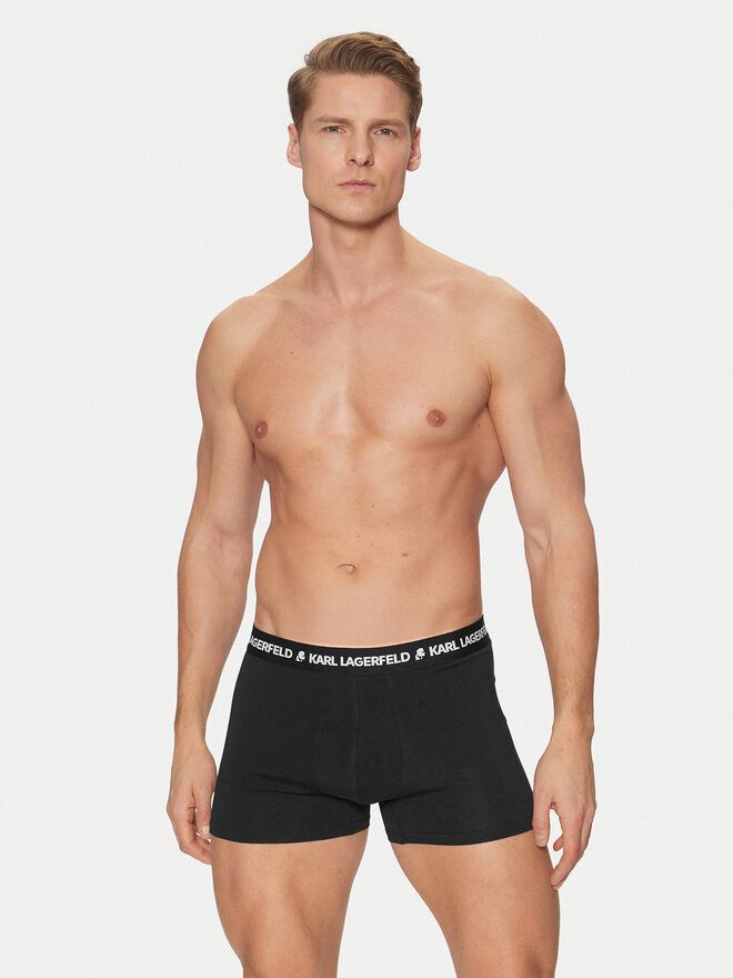 KARL LAGERFELD KARL LAGERFELD 3 darab boxer A1M47151 Fekete