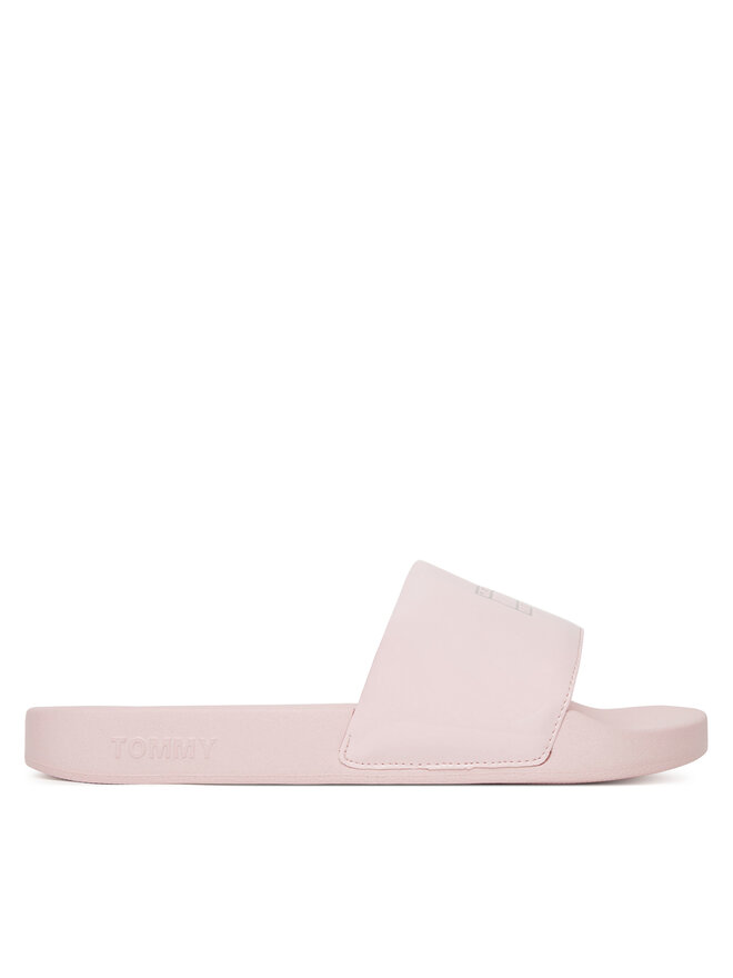 Tommy Jeans Klapki Tommy Jeans Flag Pool Slide Patent EN0EN02901 Różowy