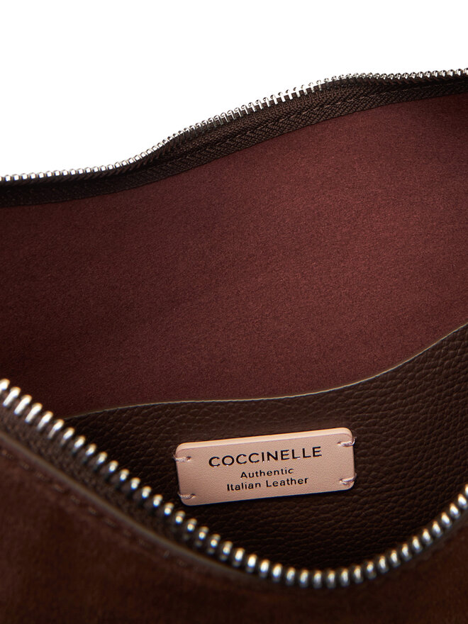 Coccinelle Сумка Coccinelle QKG Coccinellesunup Suede E1 QKG 13 01 01 Коричневий