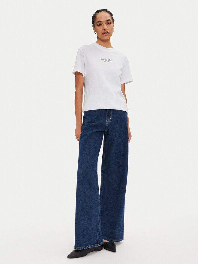 Calvin Klein Calvin Klein Camiseta New York K20K208064 Blanco Regular Fit