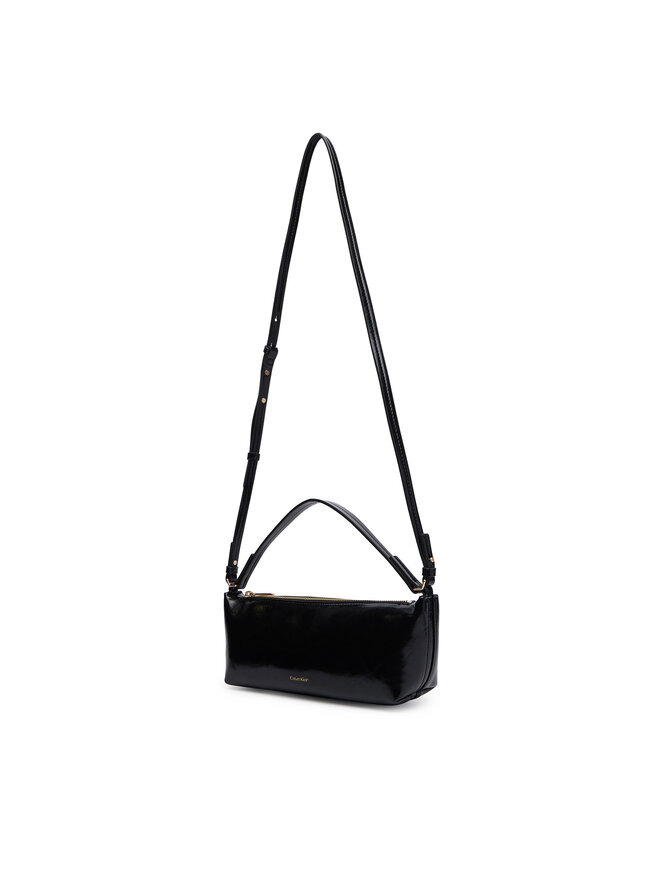 Calvin Klein Handtasche Calvin Klein Foil Logo Glossy LV04F3738G Schwarz