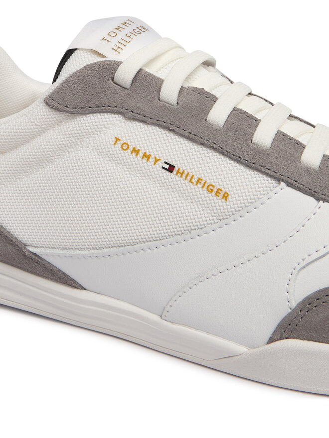 Tommy Hilfiger Sneakers Tommy Hilfiger Lopro Lth Mix Rwb FM0FM05826 Weiß