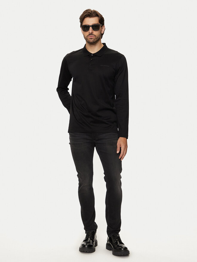 KARL LAGERFELD KARL LAGERFELD Polo 745000 544200 Μαύρο Regular Fit