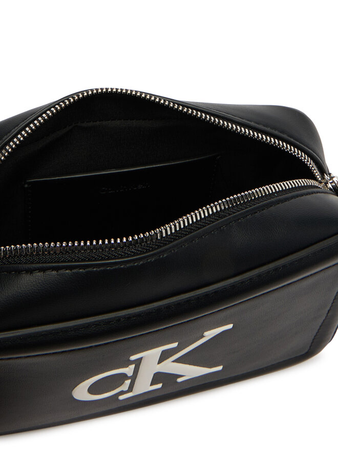 Calvin Klein Handtasche Calvin Klein Bold Ck Camera Bag LV04F3220G Schwarz