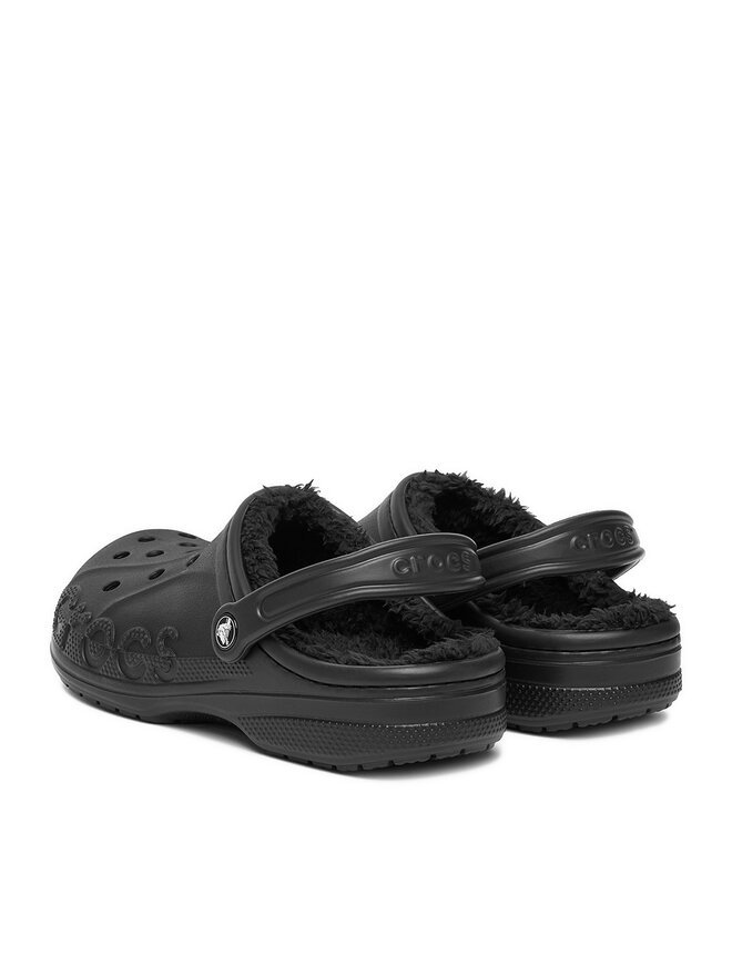 Crocs Pantoletten Crocs C-BAYA LINED CLOG 205969-060 W Schwarz